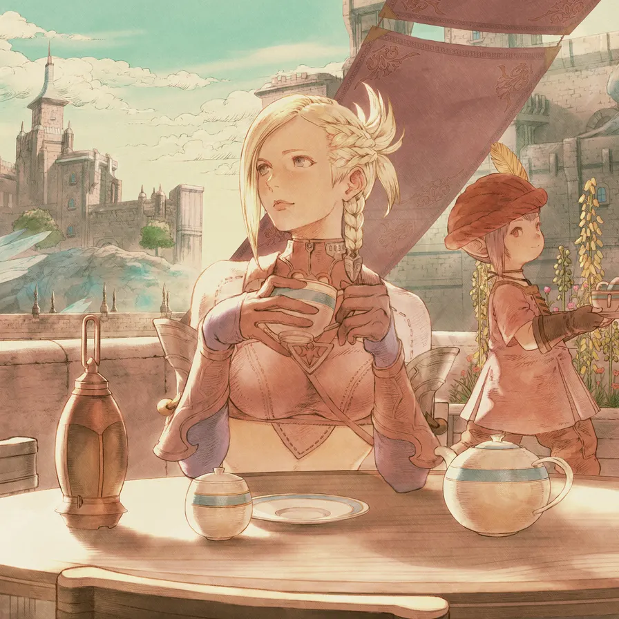 Final Fantasy XIV - A Realm Reborn Vinyl LP Cover